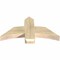 Ekena Millwork Bellingham Rough Sawn Timber Gable Bracket, Douglas Fir, 36"W x 18"H x 4"D x 6"F, 12/12 Pitch GBW036X18X0406BEL00RDF - alternate 4